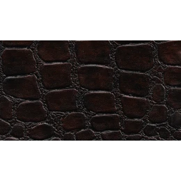 Δερματίνη με το μέτρο Manaos 4 Pu / Pvc Stone Effect Metallic Dark Brown