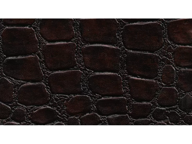 Δερματίνη με το μέτρο Manaos 4 Pu / Pvc Stone Effect Metallic Dark Brown
