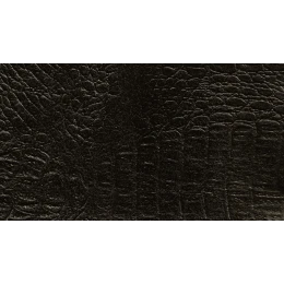 Δερματίνη με το μέτρο Manaos 5 Pu / Pvc Crocodile Skin Effect Black