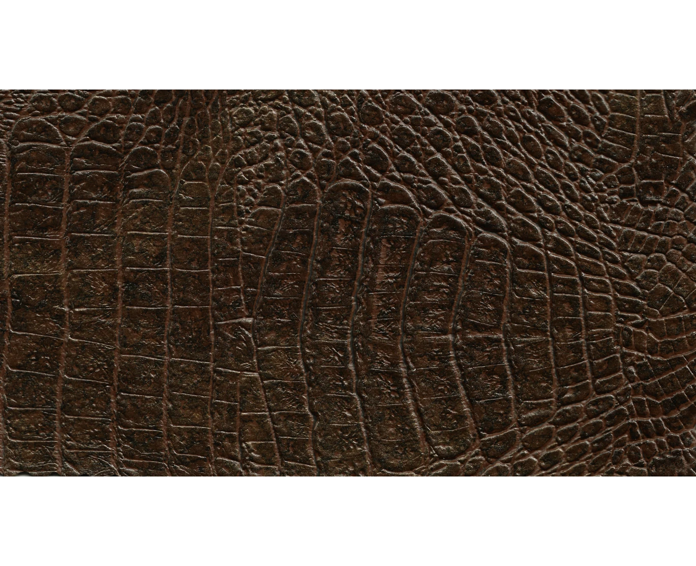 Δερματίνη με το μέτρο Manaos 6 Pu / Pvc Crocodile Skin Effect Metallic Gold Brown