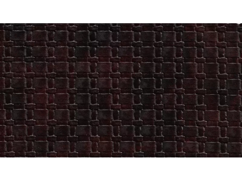 Δερματίνη με το μέτρο Montana 4 Pu / Pvc Dark Burgundy Capitone Square