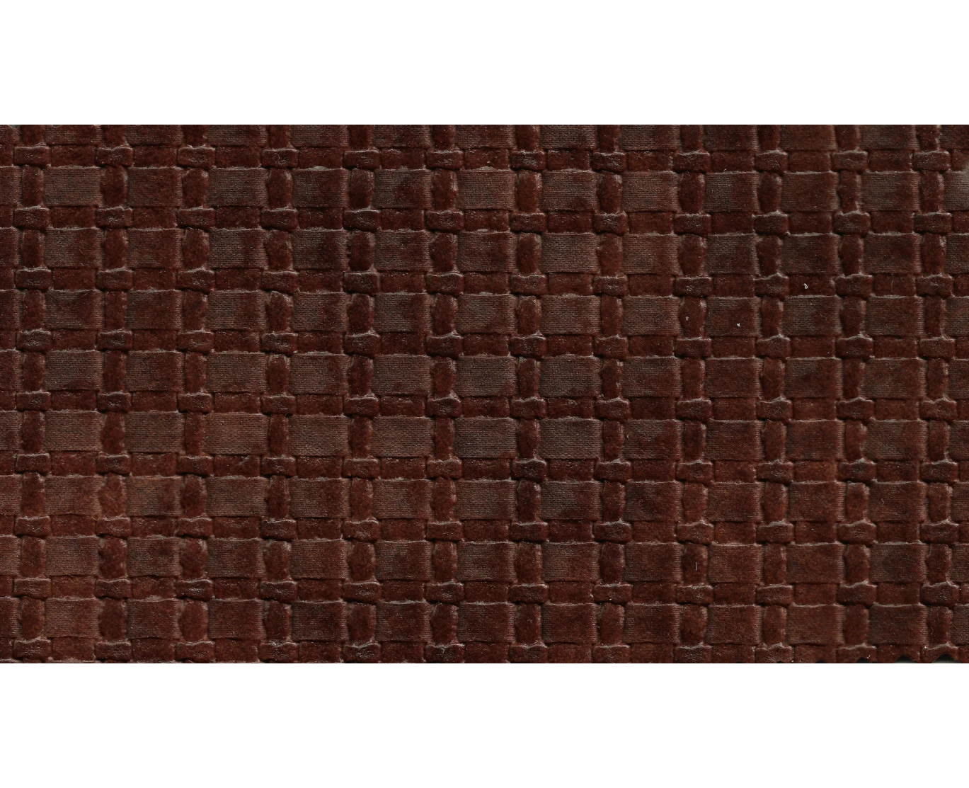 Δερματίνη με το μέτρο Montana 7 Pu / Pvc Reddish Brown Capitone Square