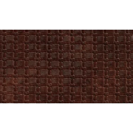 Δερματίνη με το μέτρο Montana 7 Pu / Pvc Reddish Brown Capitone Square