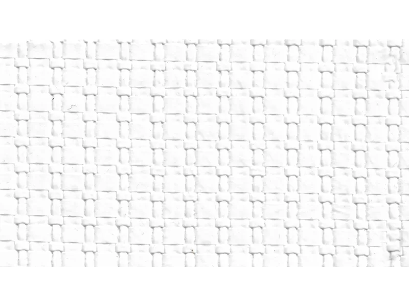 Δερματίνη με το μέτρο Montana 8 Pu / Pvc White Capitone Square