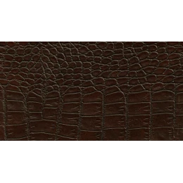 Δερματίνη με το μέτρο Nevada 1 Pu / Pvc Shinny Brown Crocodile Effect