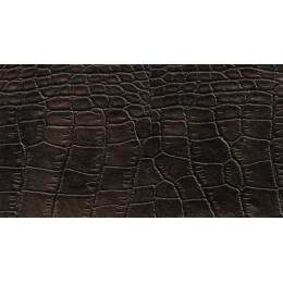 Δερματίνη με το μέτρο Nevada 2 Pu / Pvc Metallic Brown Crocodile Effect