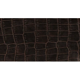 Δερματίνη με το μέτρο Nevada 7 Pu / Pvc Brown Crocodile Effect