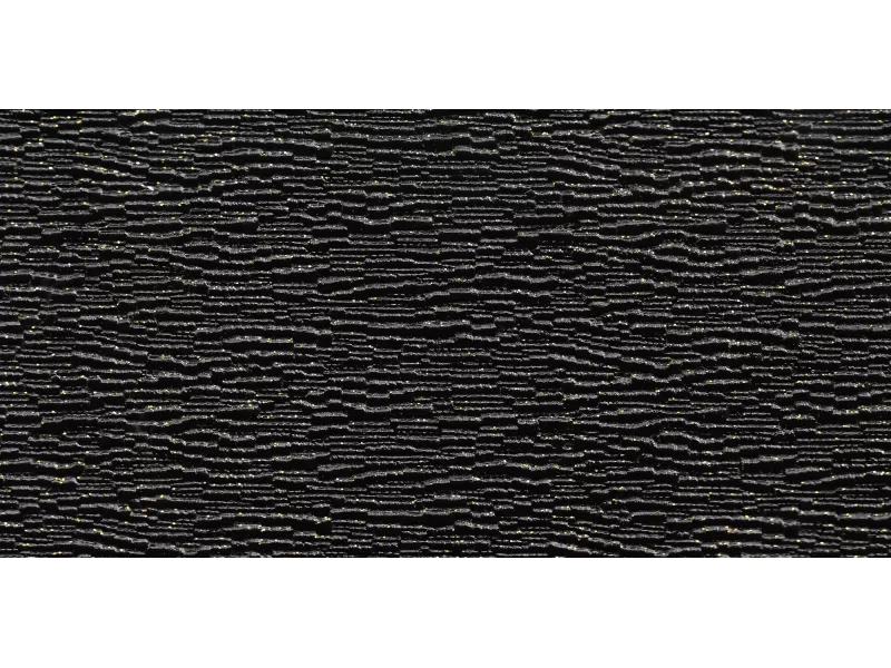 Δερματίνη με το μέτρο Virginia 21 Pu / Pvc Brown-Black With Gold Strass