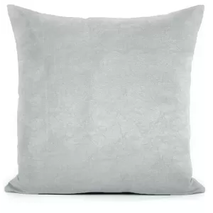 Μαξιλάρα Δερματίνη Δαπέδου Λευκό Miami Με Φερμουάρ