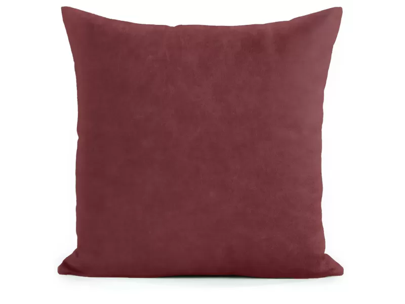 Μαξιλάρι Δερματίνη καναπέ Μπορντώ Minesota Με Φερμουάρ