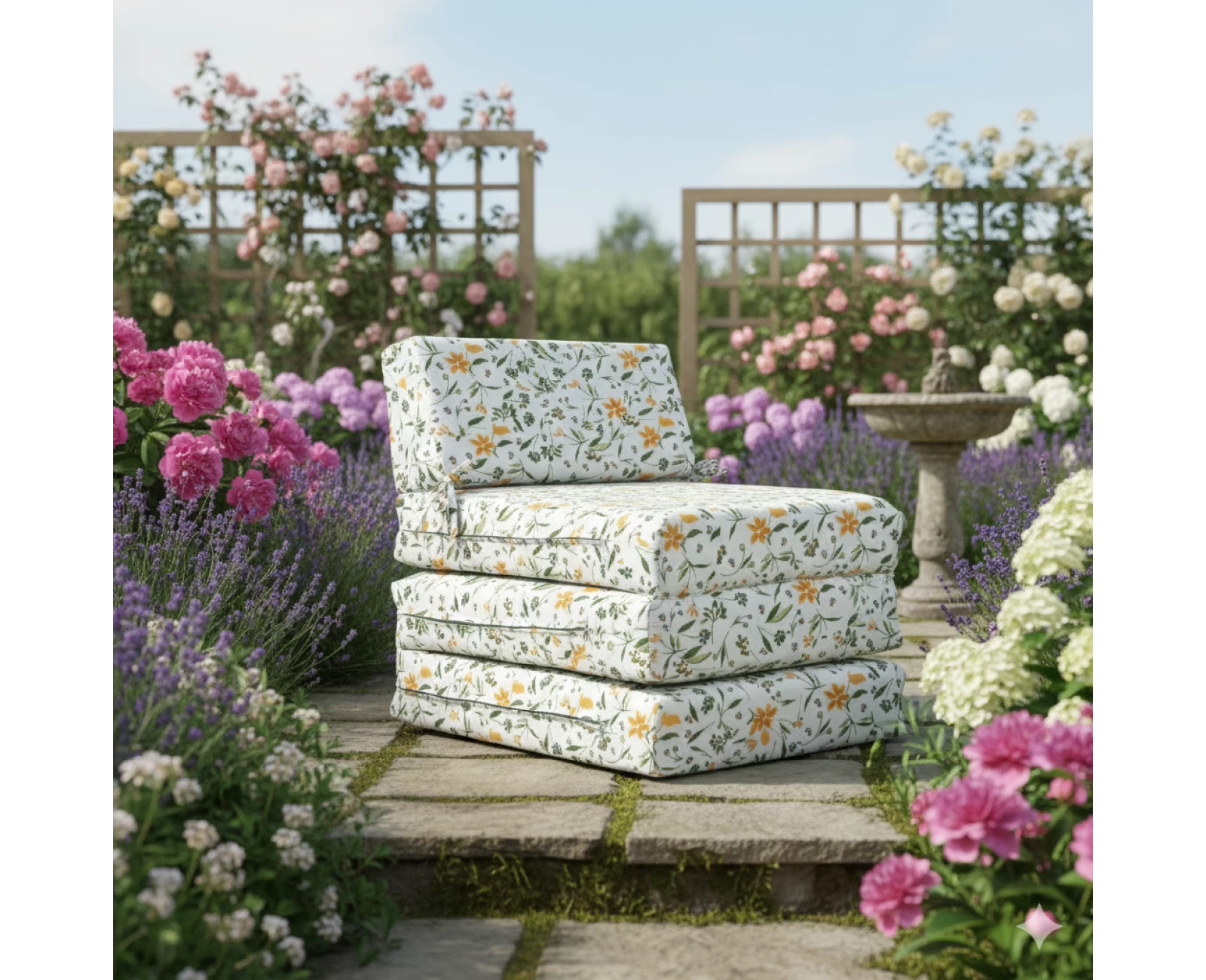 Πολυθρόνα - Κρεβάτι Flip Chair με σχέδιο Dublin Panama | Mypouf.gr