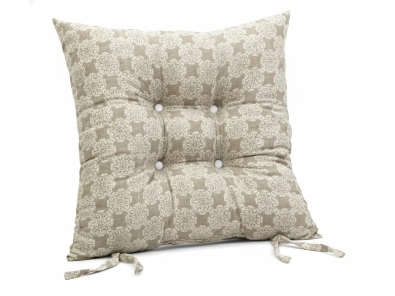 Μαξιλάρι κάθισμα μπαμπού - Λονέτα απόχρωση του μπεζ με σχέδιo Kanada - Norman