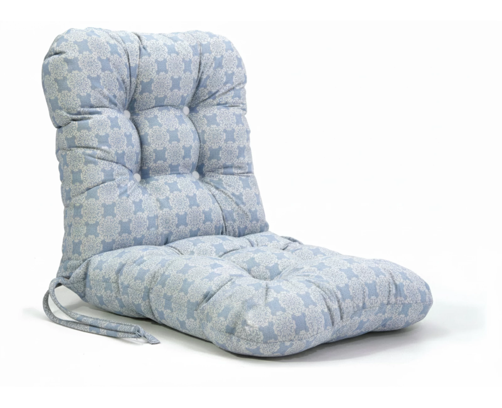 Μαξιλάρι μπαμπού ύφασμα λονέτα με πλάτη απόχρωση του γαλάζιου με σχέδιo Kanada | Mypouf.gr