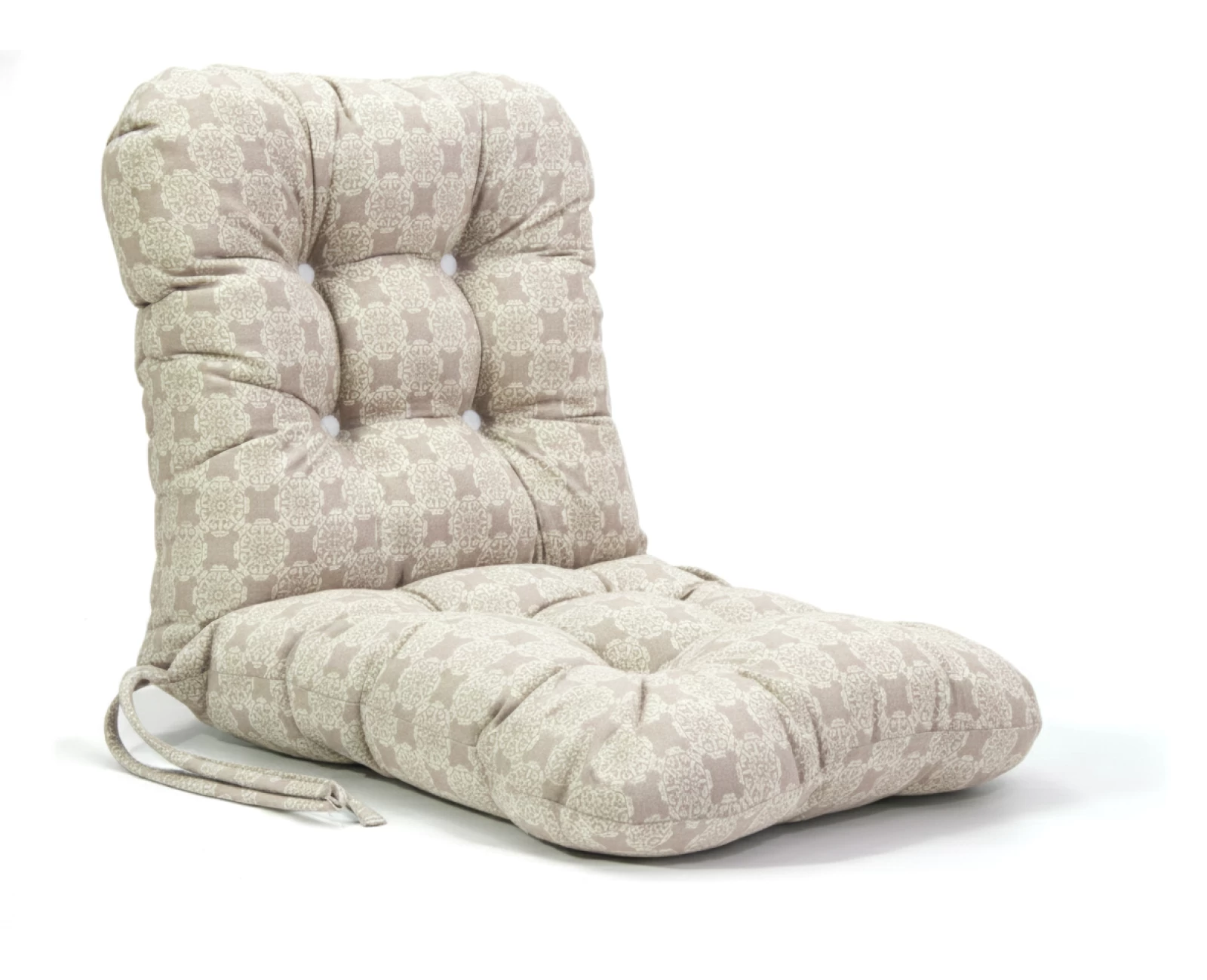 Μαξιλάρι μπαμπού ύφασμα λονέτα με πλάτη απόχρωση του μπεζ με σχέδιo Kanada | Mypouf.gr