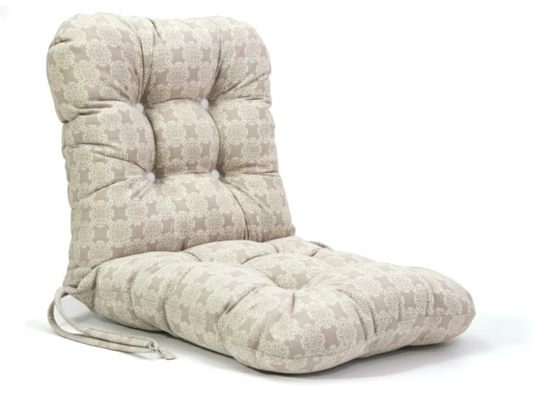 Μαξιλάρι μπαμπού ύφασμα λονέτα με πλάτη απόχρωση του μπεζ με σχέδιo Kanada - Norman