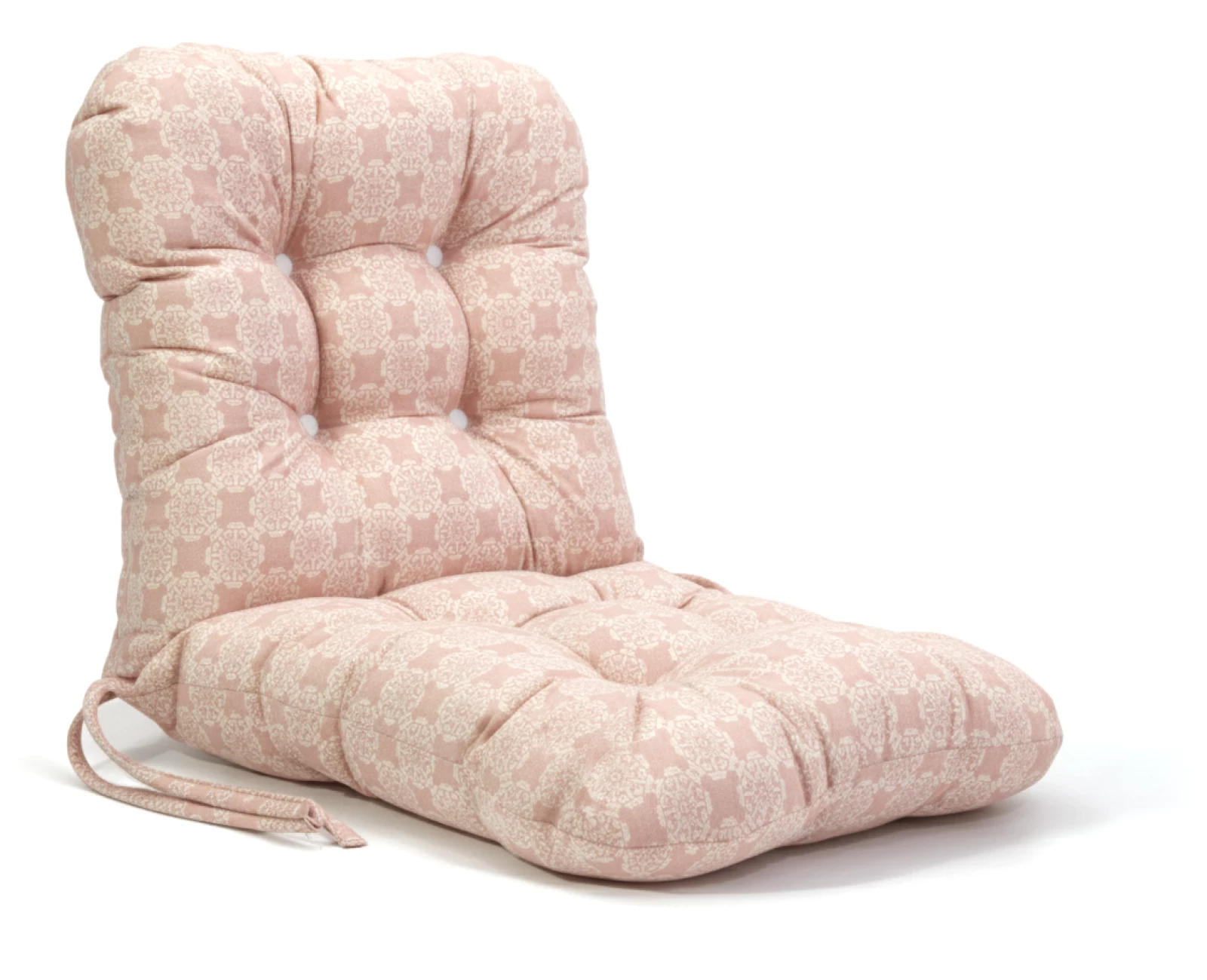 Μαξιλάρι μπαμπού ύφασμα λονέτα με πλάτη απόχρωση του σομόν με σχέδιo Kanada | Mypouf.gr