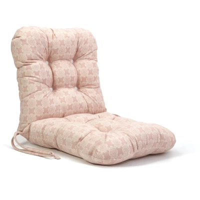 Μαξιλάρι μπαμπού ύφασμα λονέτα με πλάτη απόχρωση του σομόν με σχέδιo Kanada