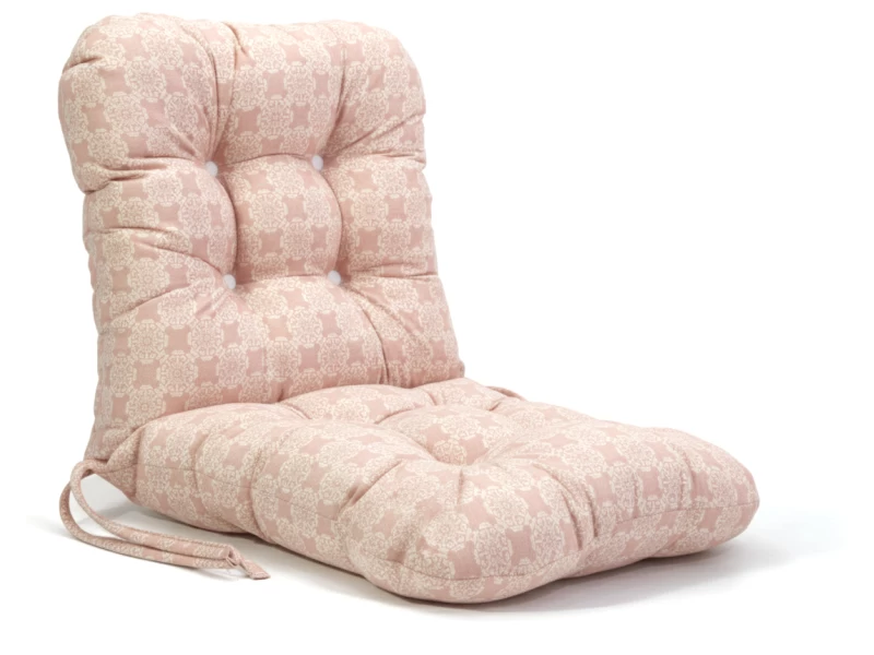 Μαξιλάρι μπαμπού ύφασμα λονέτα με πλάτη απόχρωση του σομόν με σχέδιo Kanada - Norman