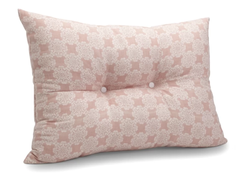 Μαξιλάρι Πλάτης Με 2 Κουμπιά Λονέτα απόχρωση του σομόν με σχέδιo Kanada - Norman