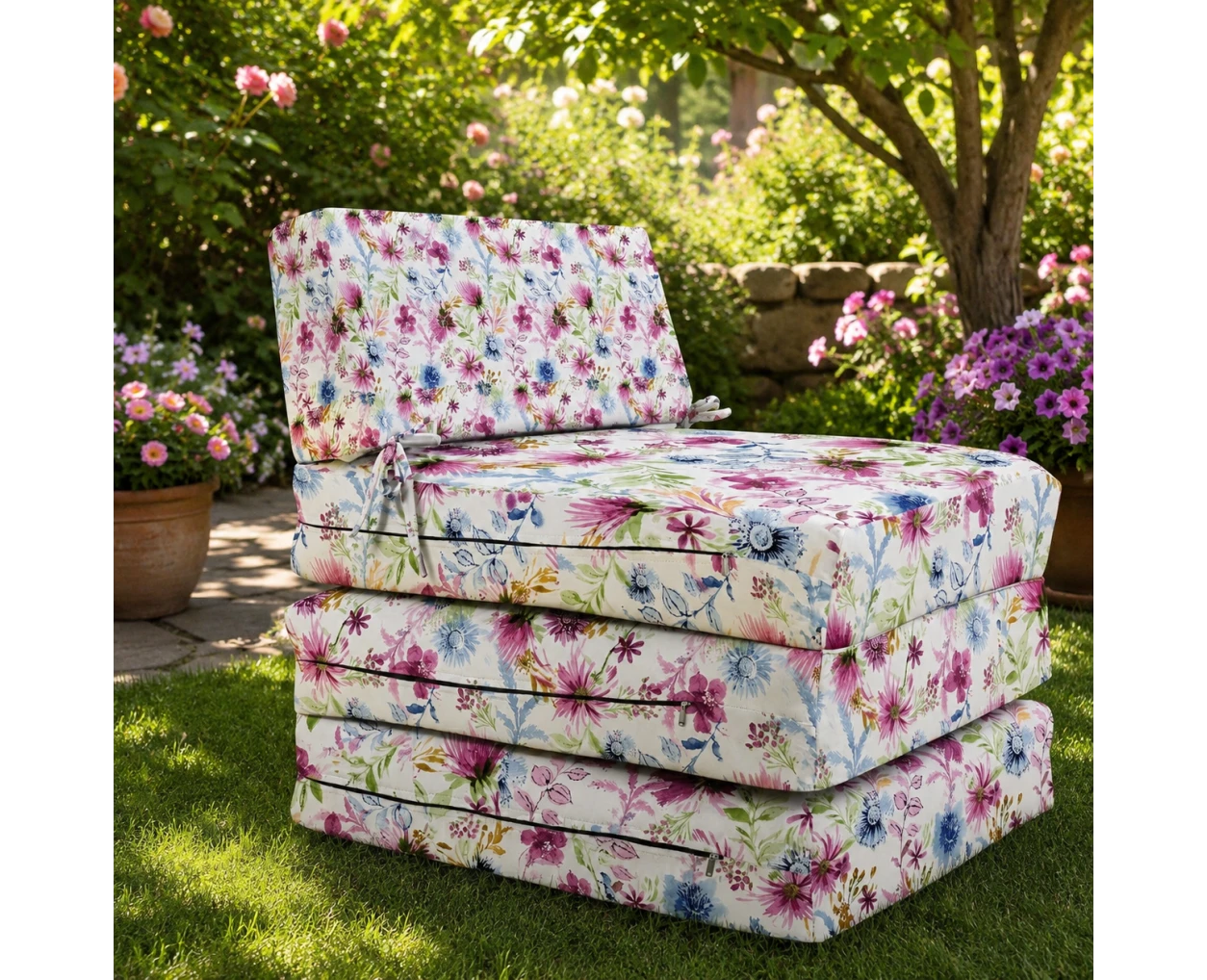 Πολυθρόνα - Κρεβάτι Flip Chair Panama Λονέτα Ύφασμα Adele design | Mypouf.gr