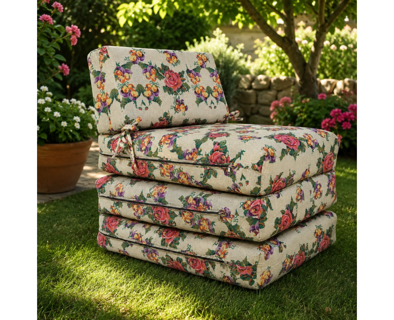 Πολυθρόνα - Κρεβάτι Flip Chair Panama Λονέτα Ύφασμα Russia design | Mypouf.gr