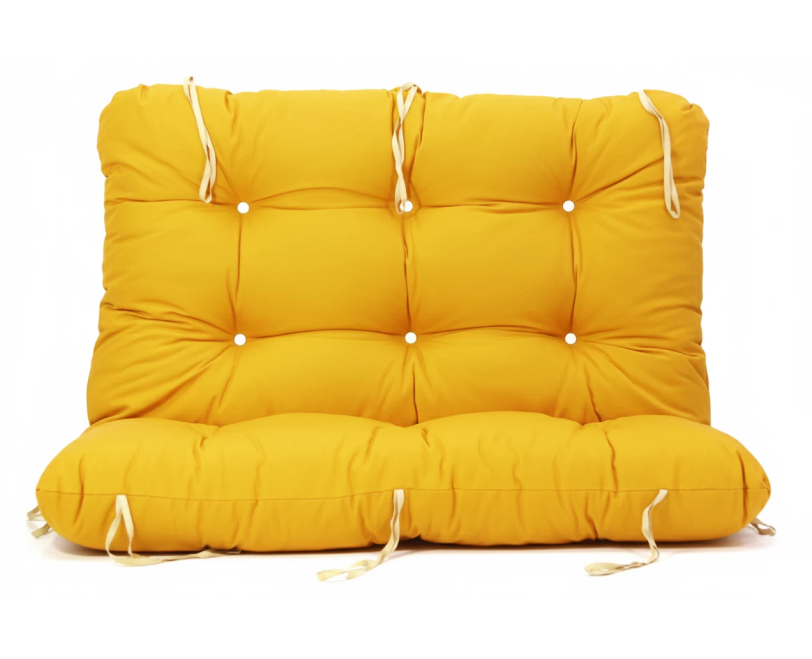 Μαξιλάρι για καναπέ με ενσωματωμένη πλάτη λονέτα - Μονόχρωμο κροκί | Mypouf.gr