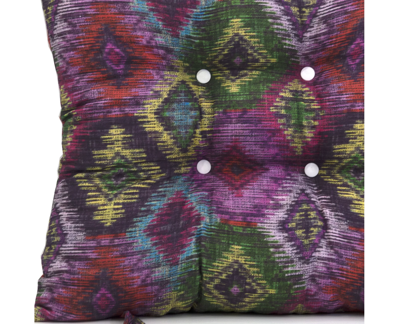 Μαξιλάρι κάθισμα μπαμπού Λονέτα Ύφασμα More 301 με σχέδιο ρόμβο | Mypouf.gr