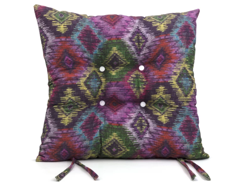 Μαξιλάρι κάθισμα μπαμπού Λονέτα Ύφασμα More 301 με σχέδιο ρόμβο