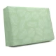 Μαξιλάρι πλάτης τριγωνικό Λονέτα Ύφασμα Frig 701 απόχρωση του πράσινου με σχέδιo φύλλα | Mypouf.gr