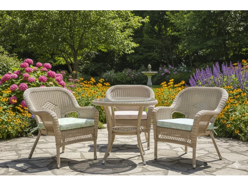 Μαξιλάρι Καρέκλας Με Δέσιμο - Λονέτα Ύφασμα Frig 301 απόχρωση του σομόν με σχέδιo φύλλα