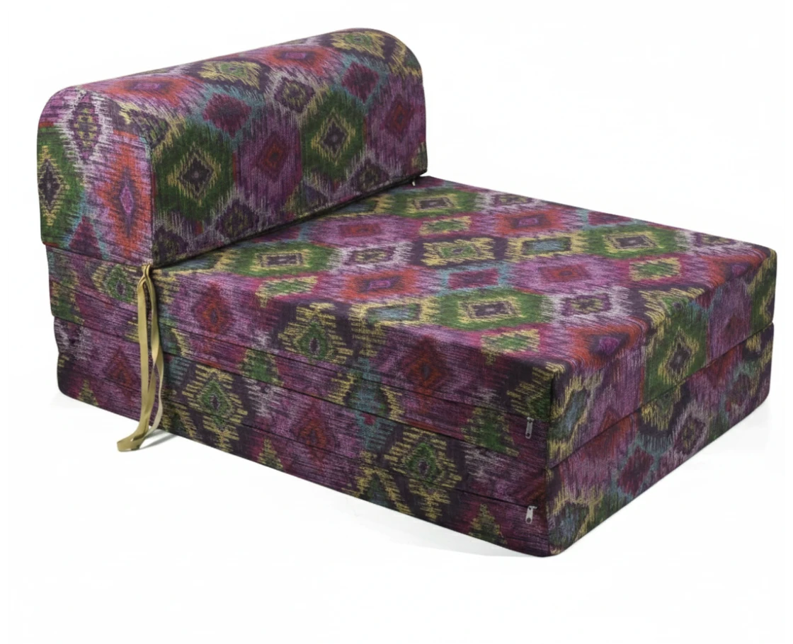 Πολυθρόνα - Κρεβάτι Flip Chair Florina Λονέτα Ύφασμα More 301 με σχέδιο ρόμβο