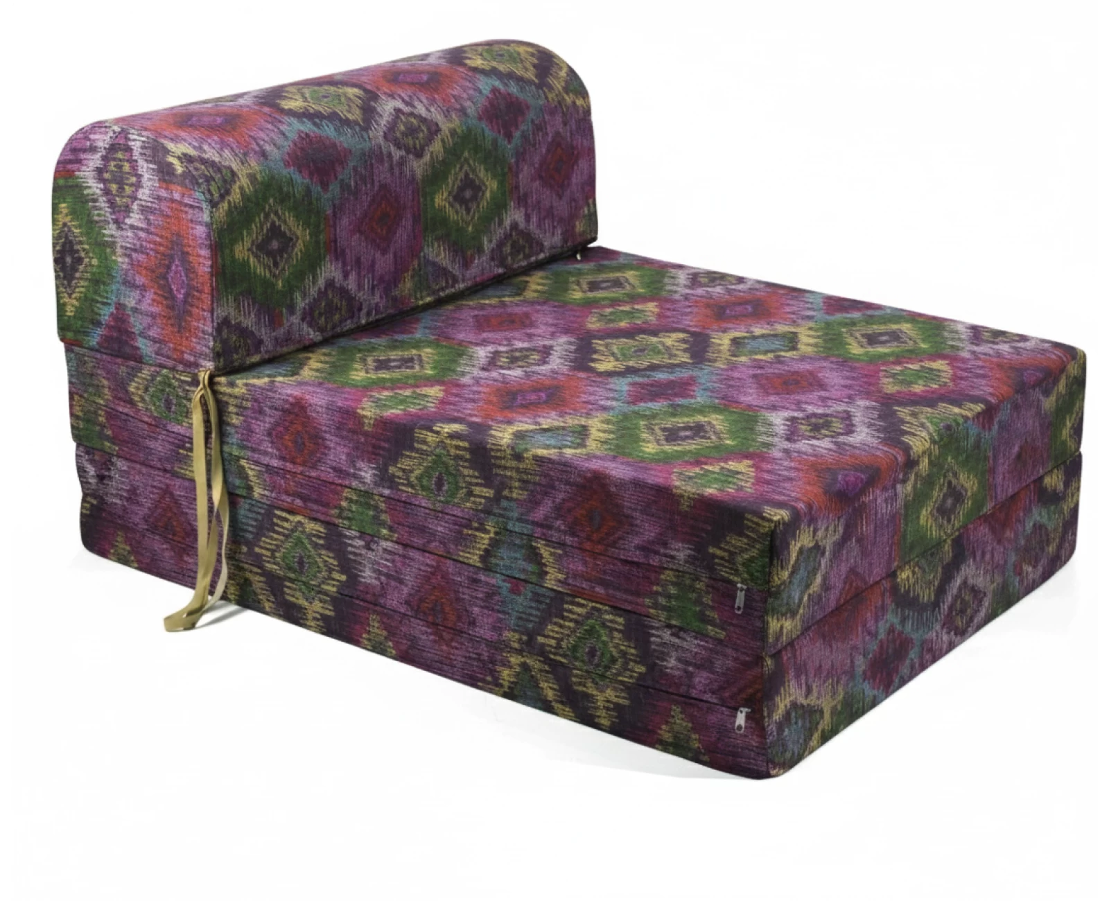 Πολυθρόνα - Κρεβάτι Flip Chair Florina Λονέτα Ύφασμα More 301 με σχέδιο ρόμβο | Mypouf.gr