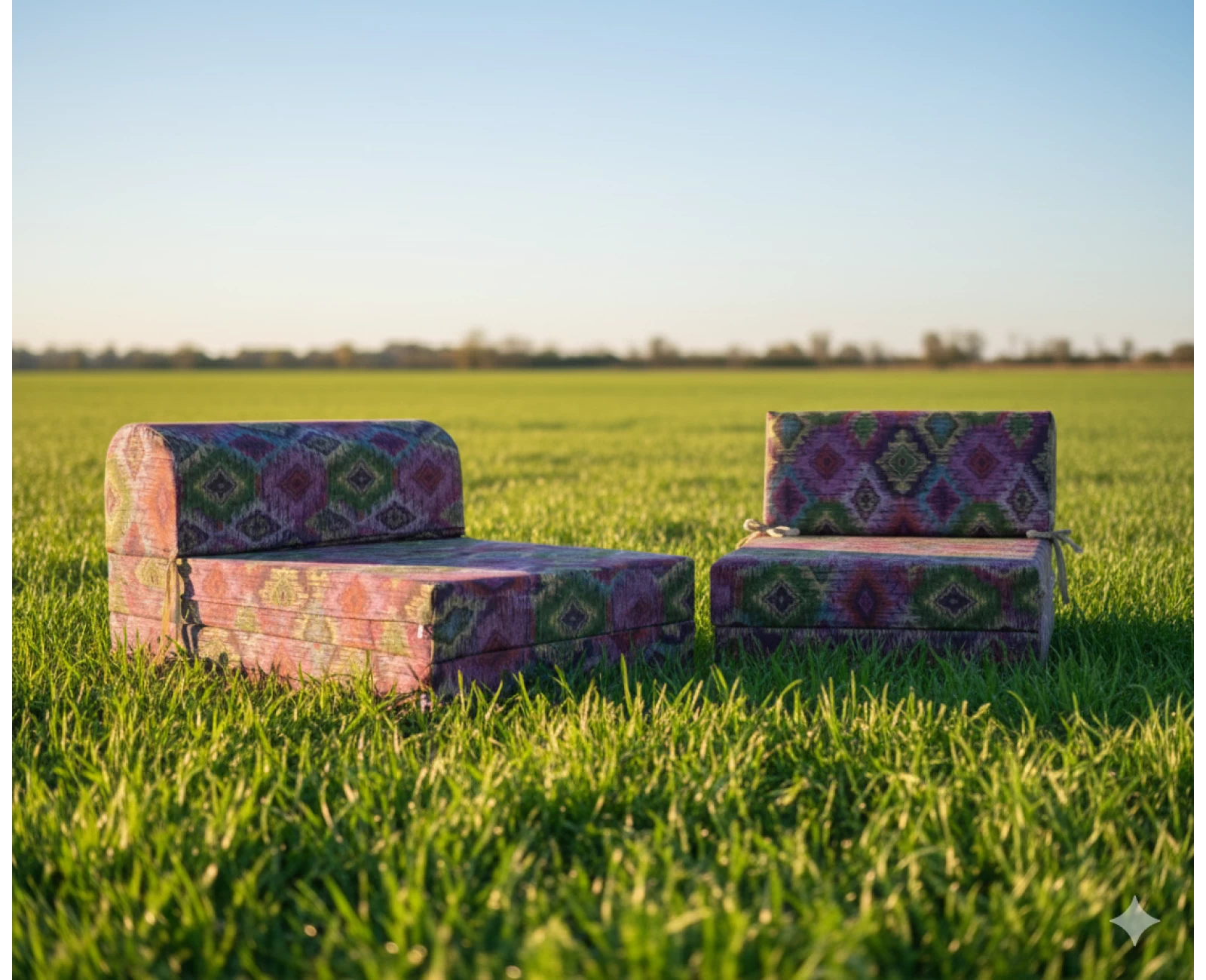 Πολυθρόνα - Κρεβάτι Flip Chair Florina Λονέτα Ύφασμα More 301 με σχέδιο ρόμβο | Mypouf.gr