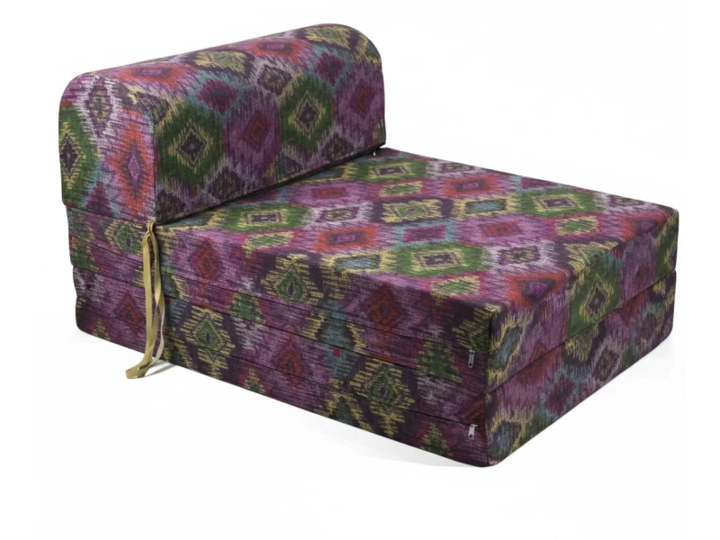 Πολυθρόνα - Κρεβάτι Flip Chair Florina Λονέτα Ύφασμα More 301 με σχέδιο ρόμβο