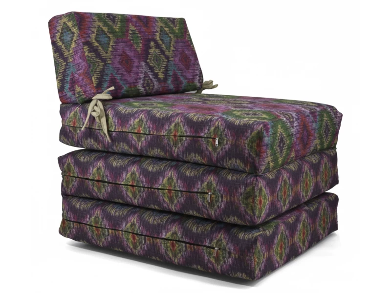 Πολυθρόνα - Κρεβάτι Flip Chair Panama Λονέτα Ύφασμα More 301 με σχέδιο ρόμβο