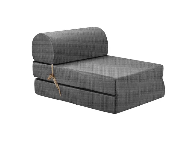 Πολυθρόνα - Κρεβάτι Flip Chair Ημι-αδιάβροχο  ύφασμα γκρι Florina