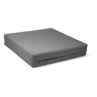 Μαξιλάρι αδιάβροχο ύφασμα μονόχρωμο γκρι ανοιχτό με μονοκόμματο αφρολέξ