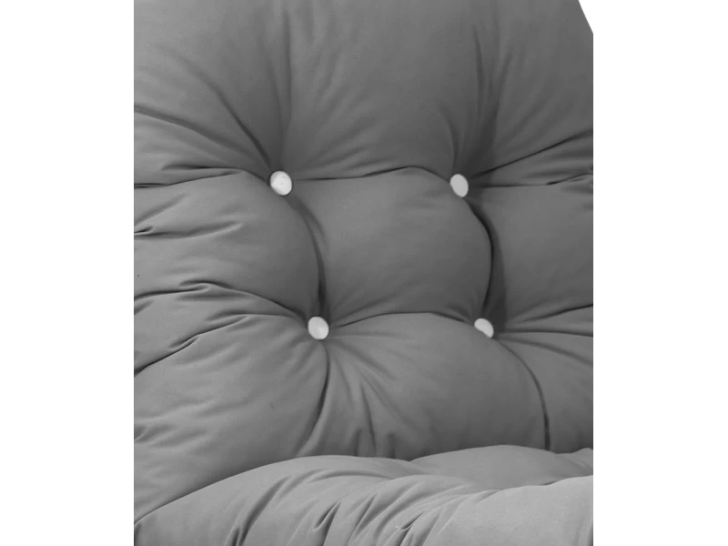 Μαξιλάρι αδιάβροχο μπαμπού μονόχρωμο γκρι ανοιχτό από Ομπρελόπανο με πλάτη