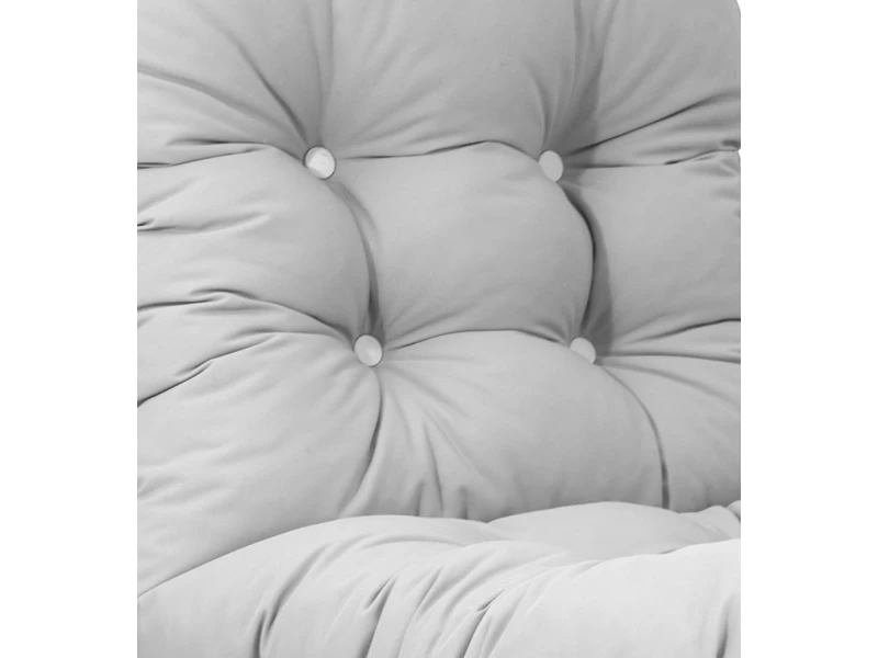 Μαξιλάρι αδιάβροχο μπαμπού μονόχρωμο λευκό από Ομπρελόπανο με πλάτη