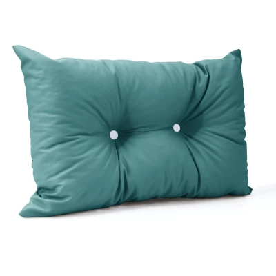 Μαξιλάρι Πλάτης Με 2 Κουμπιά αδιάβροχο πετρόλ χρώμα