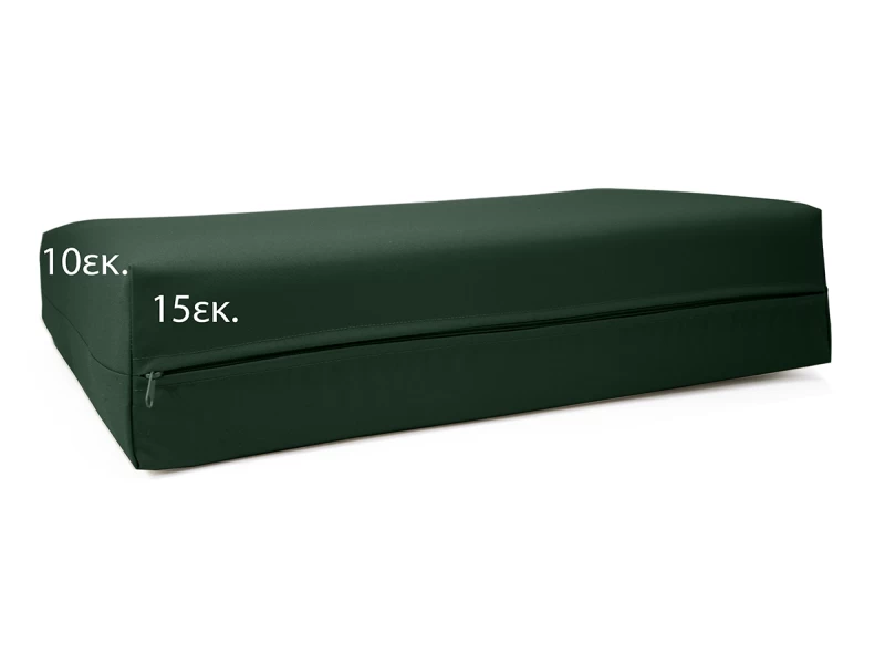 Μαξιλάρι Πλάτης Τριγωνικό Αδιάβροχο Ύφασμα Μονόχρωμο Κυπαρισσί