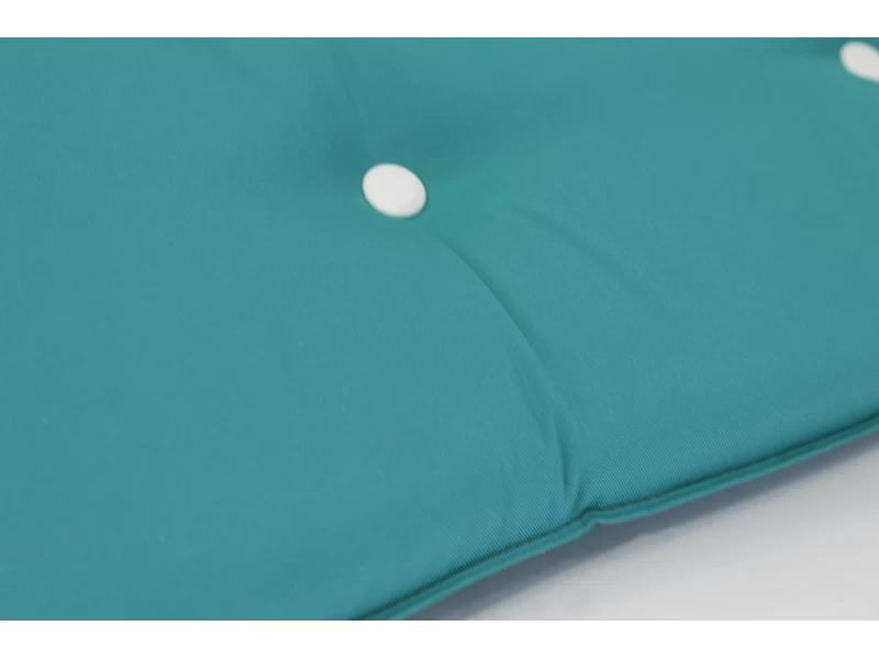 Μαξιλάρι αδιάβροχο με κουμπιά πρέσας μονόχρωμο πετρόλ μονοκόμματο αφρολέξ