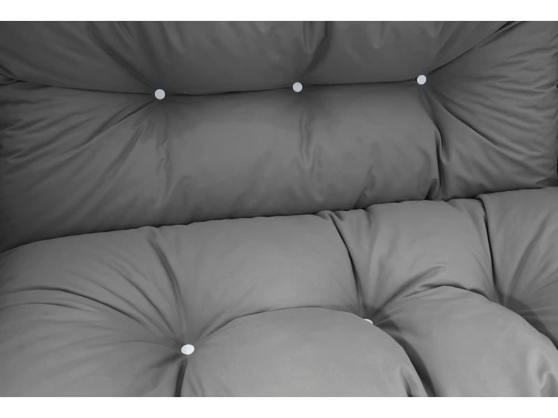 Μαξιλάρι αδιάβροχο για καναπέ με ενσωματωμένη πλάτη γκρι ανοιχτό