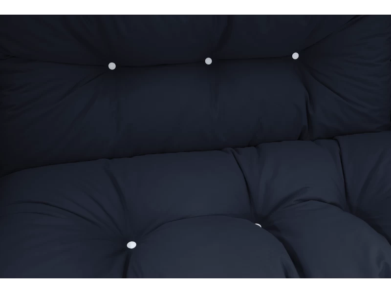 Μαξιλάρι αδιάβροχο για καναπέ με ενσωματωμένη πλάτη μπλε σκούρο