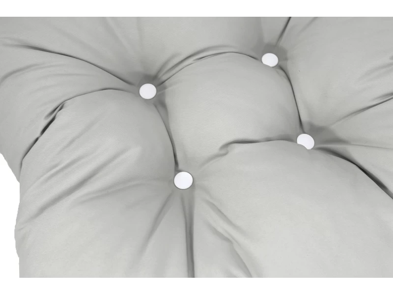 Μαξιλάρι πέταλο αδιάβροχο για κάθισμα με κουμπιά Λευκό