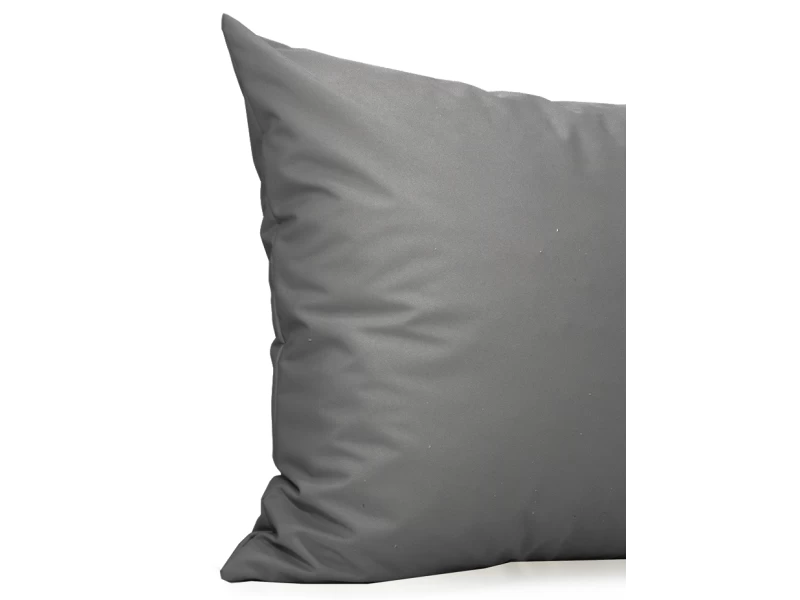 Μαξιλάρι αδιάβροχο καναπέ - δαπέδου Ομπρελόπανο μονόχρωμο γκρι ανοιχτό