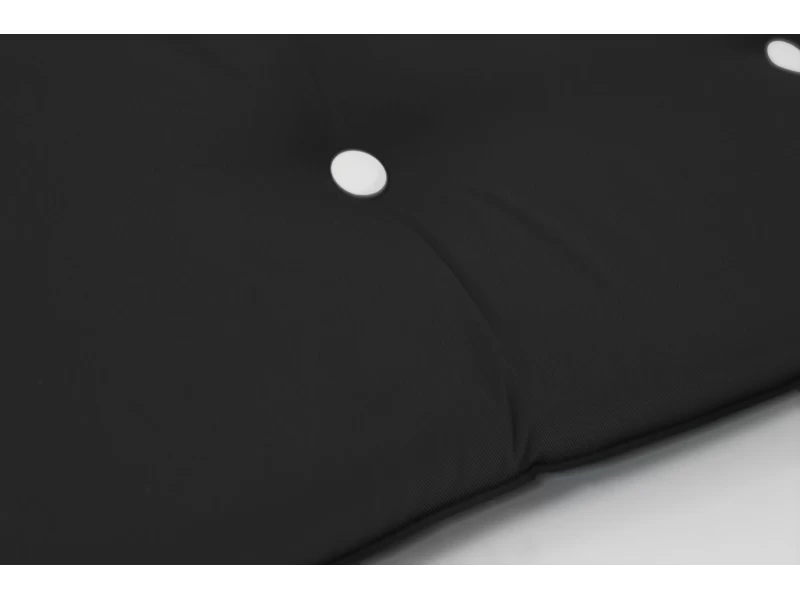 Μαξιλάρι αδιάβροχο με κουμπιά πρέσας μονόχρωμο μαύρο μονοκόμματο αφρολέξ