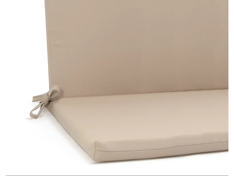 Μαξιλάρι για καναπέδες αδιάβροχο με κορδόνια στην πλάτη μπέζ μονόχρωμο