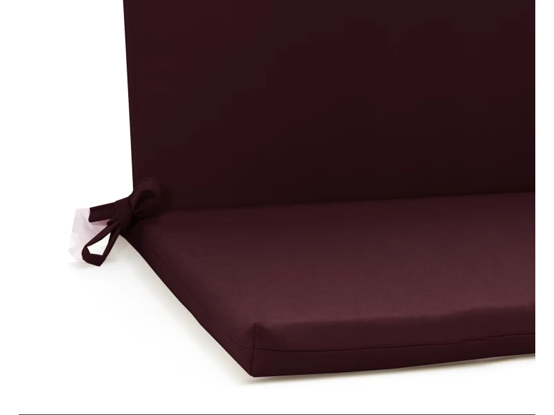 Μαξιλάρι για καναπέδες αδιάβροχο με κορδόνια στην πλάτη μπορντώ