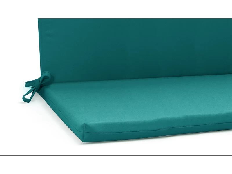 Μαξιλάρι για καναπέδες αδιάβροχο με κορδόνια στην πλάτη πετρόλ